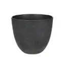 Artstone Pot bola schwarz D23 H20