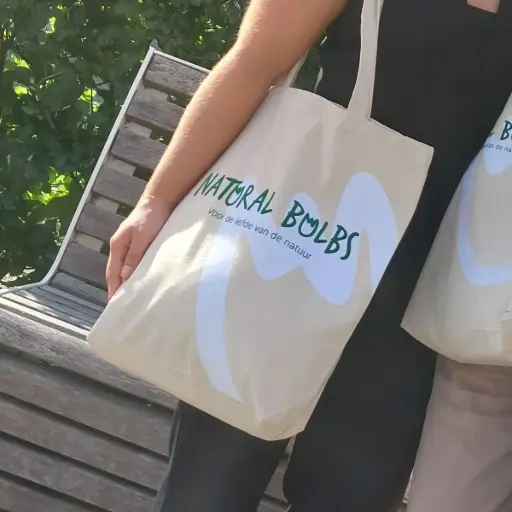 [V400] Schultertasche OEKO-TEX® 280g/m² Natural Bulbs